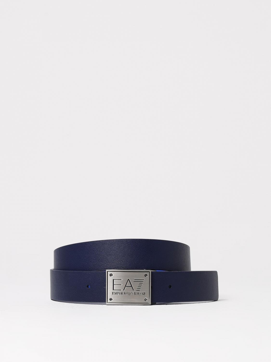 EA7 CEINTURE: Ceinture homme Ea7, Bleu - Img 1