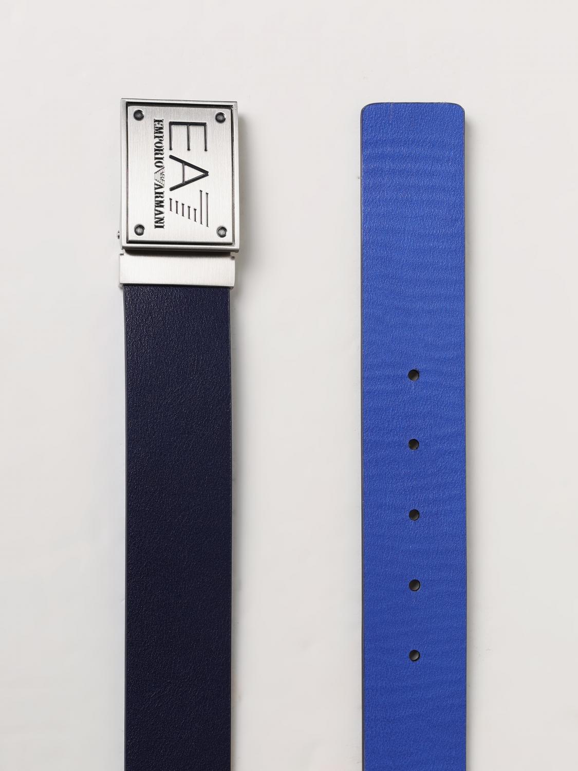 EA7 CEINTURE: Ceinture homme Ea7, Bleu - Img 3