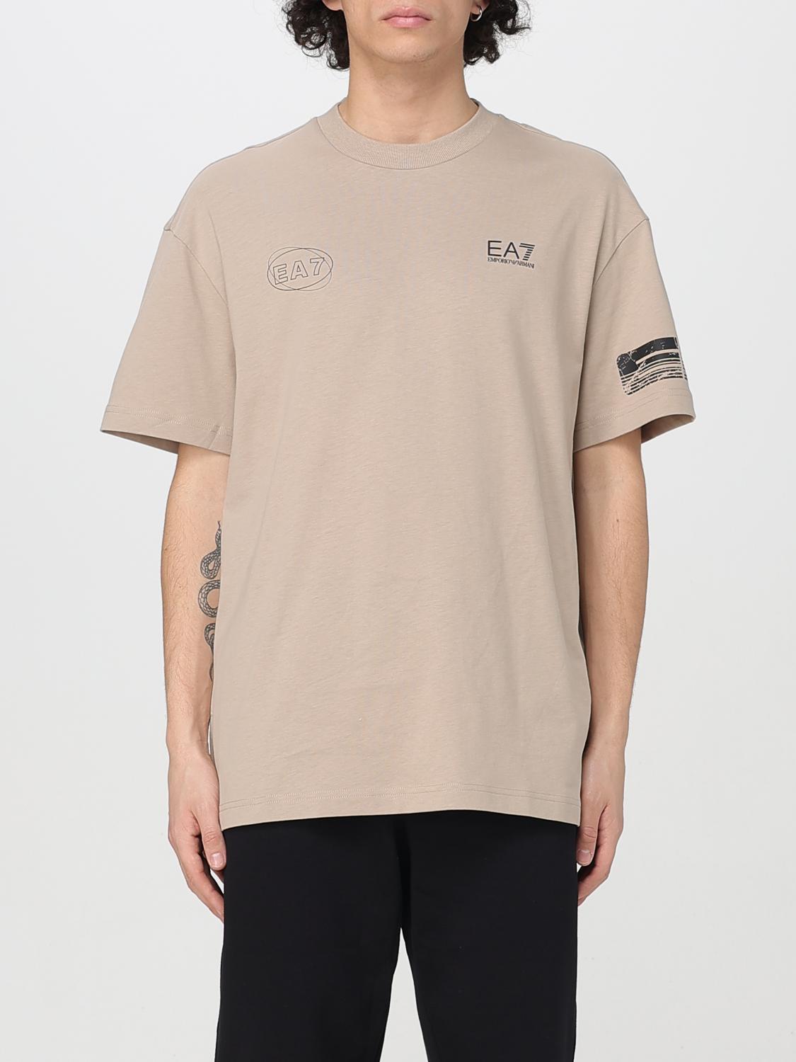 EA7 CAMISETA: Camiseta hombre Ea7, Beige - Img 1
