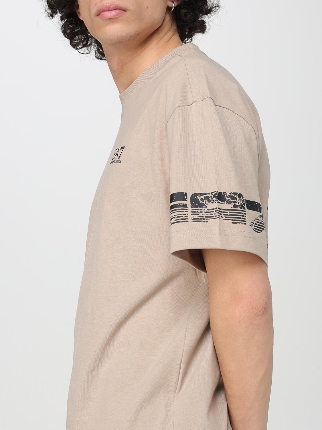 EA7 CAMISETA: Camiseta hombre Ea7, Beige - Img 3