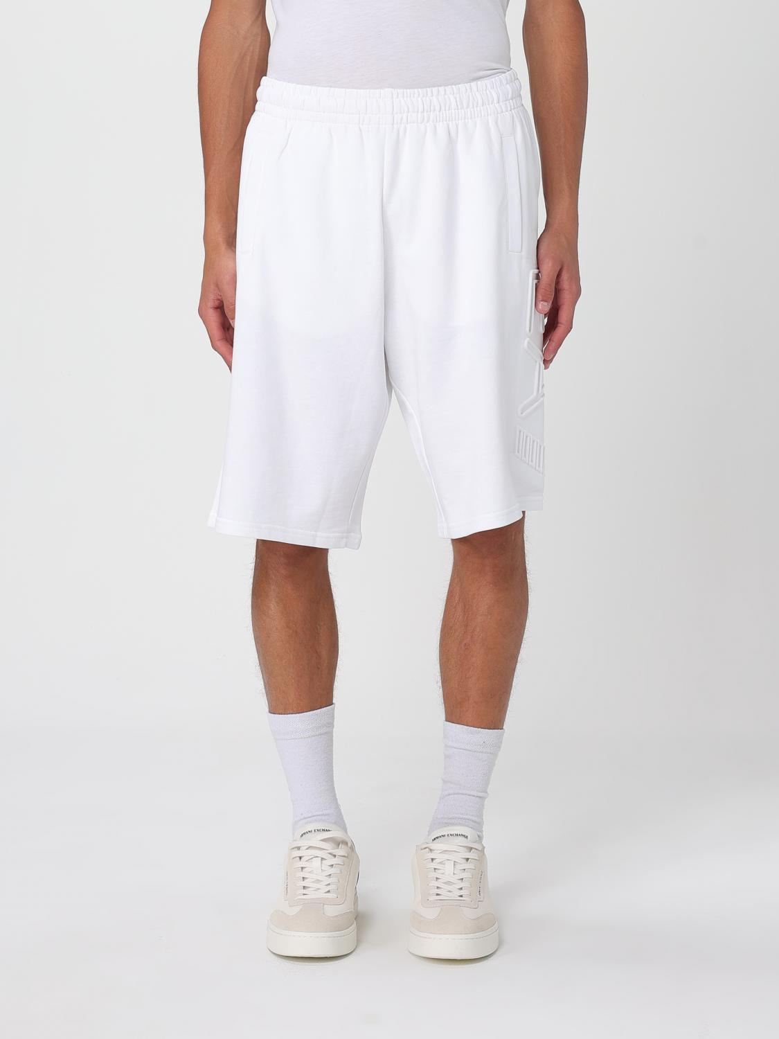 EA7 PANTALONES CORTOS: Pantalones cortos hombre Ea7, Blanco - Img 1