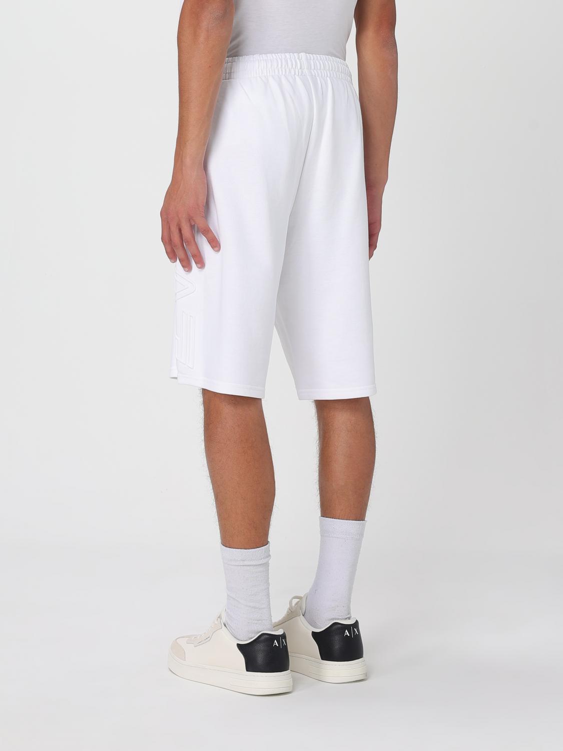 EA7 PANTALONES CORTOS: Pantalones cortos hombre Ea7, Blanco - Img 2