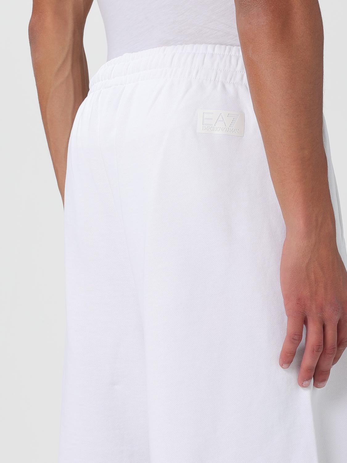 EA7 PANTALONES CORTOS: Pantalones cortos hombre Ea7, Blanco - Img 3