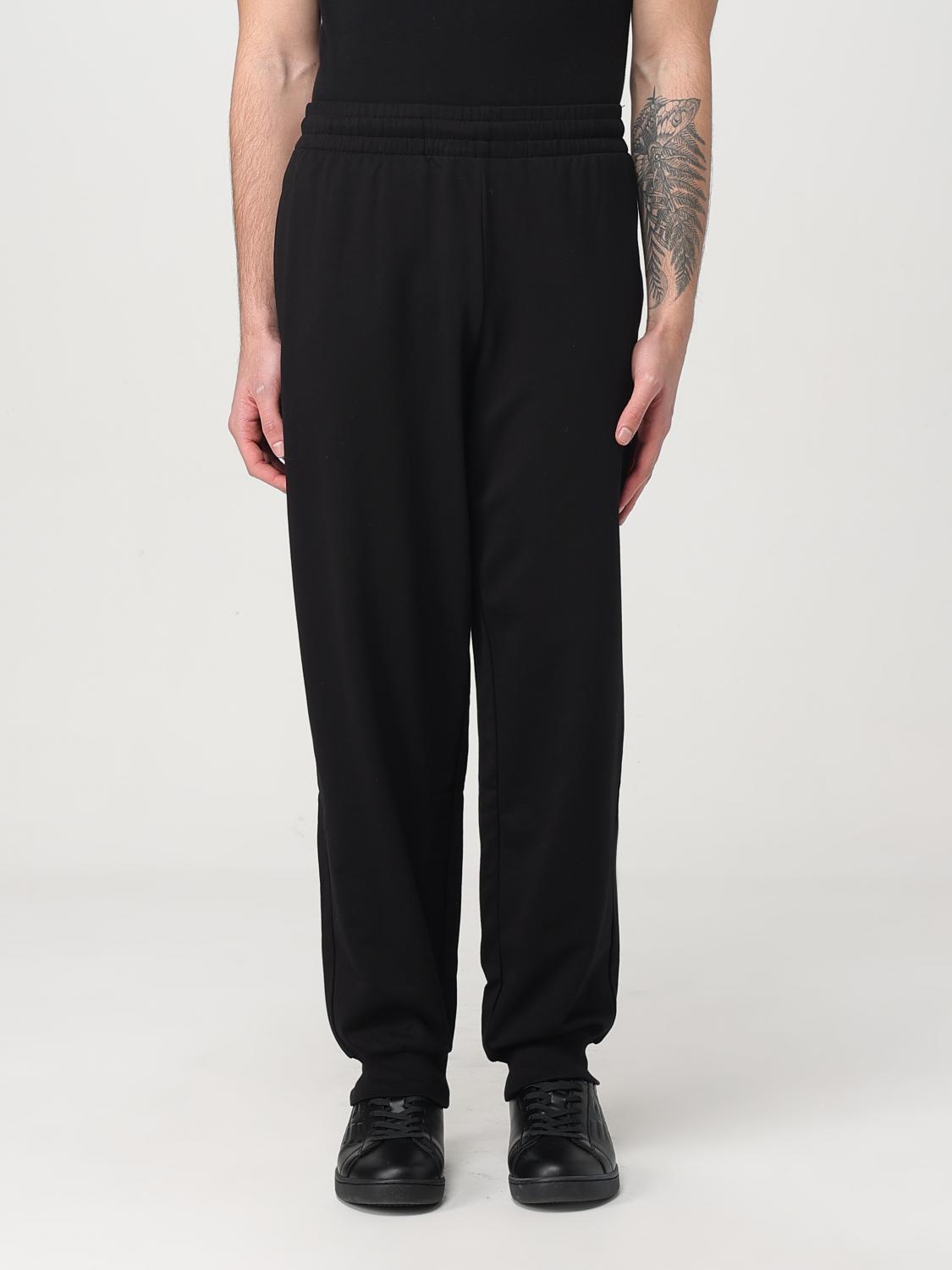 EA7 FORMAL CLOTHES: EA7 cotton hoodie + sweatpants with logo , Black - Img 5