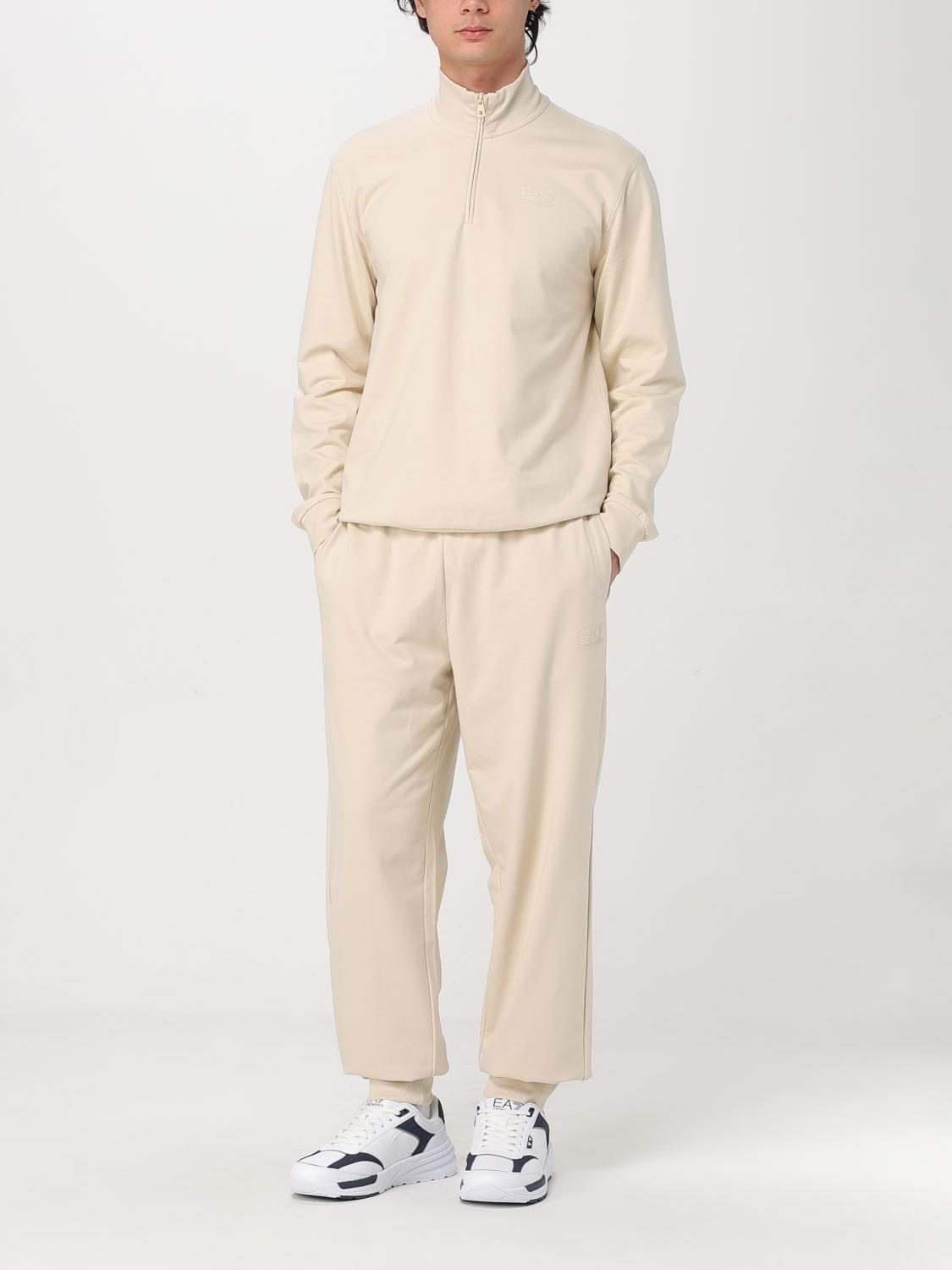 EA7 FORMAL CLOTHES: 运动服 男士 Ea7, 象牙色 - Img 2