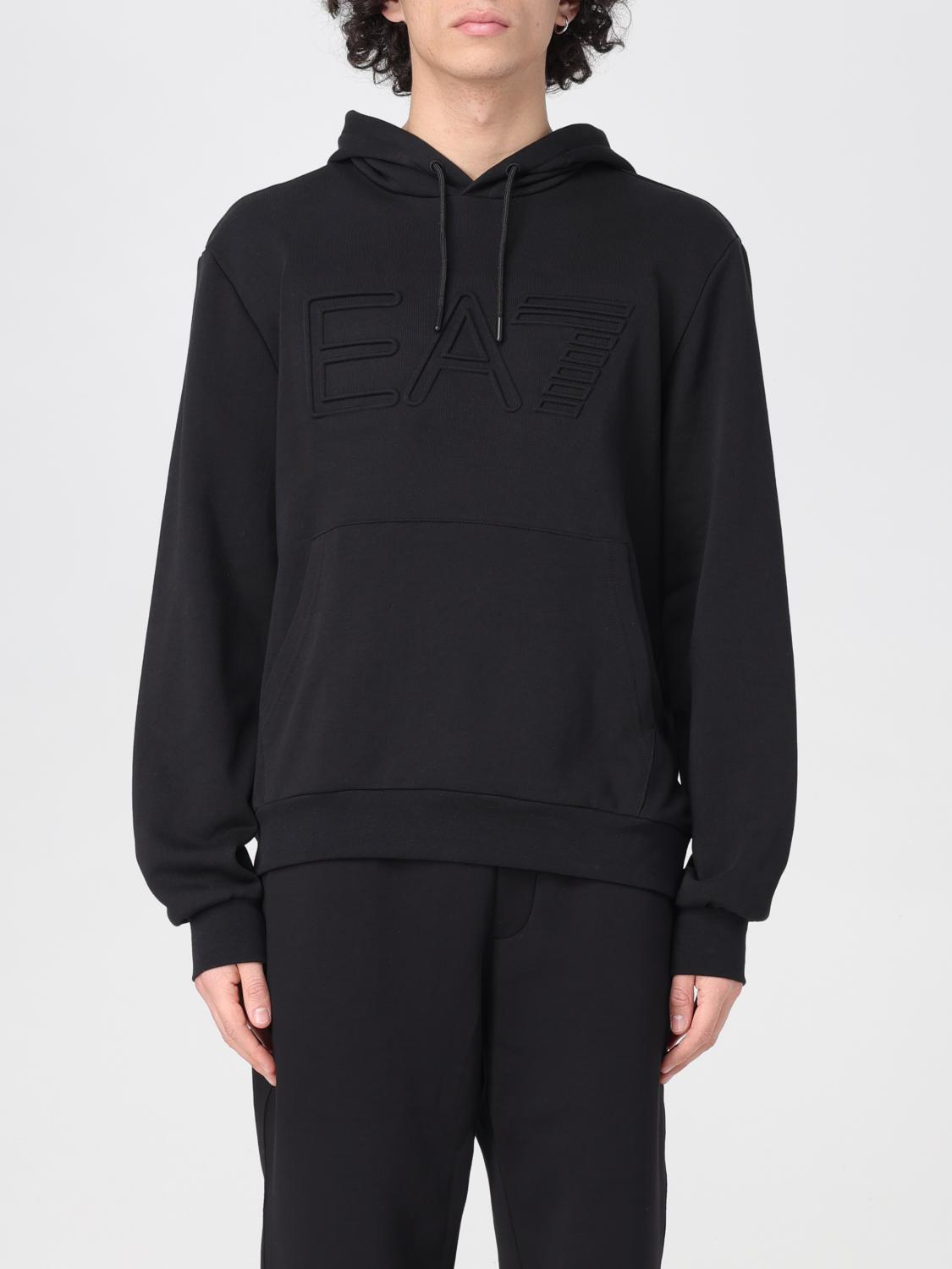 EA7 SUDADERA: Sudadera hombre Ea7, Negro - Img 1