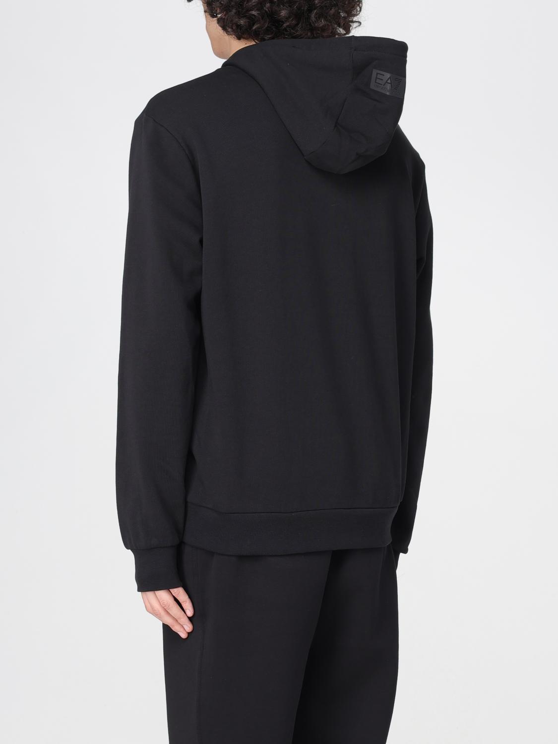 EA7 SUDADERA: Sudadera hombre Ea7, Negro - Img 2