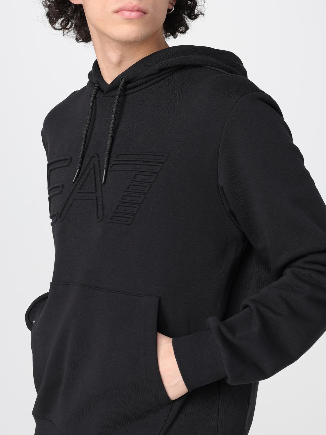 EA7 SUDADERA: Sudadera hombre Ea7, Negro - Img 3