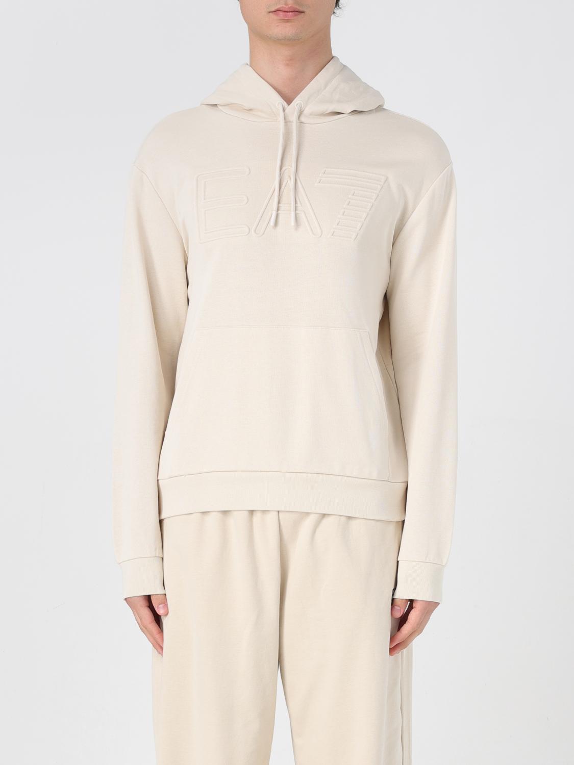 EA7 SWEATSHIRT: Sweatshirt men Ea7, Ivory - Img 1