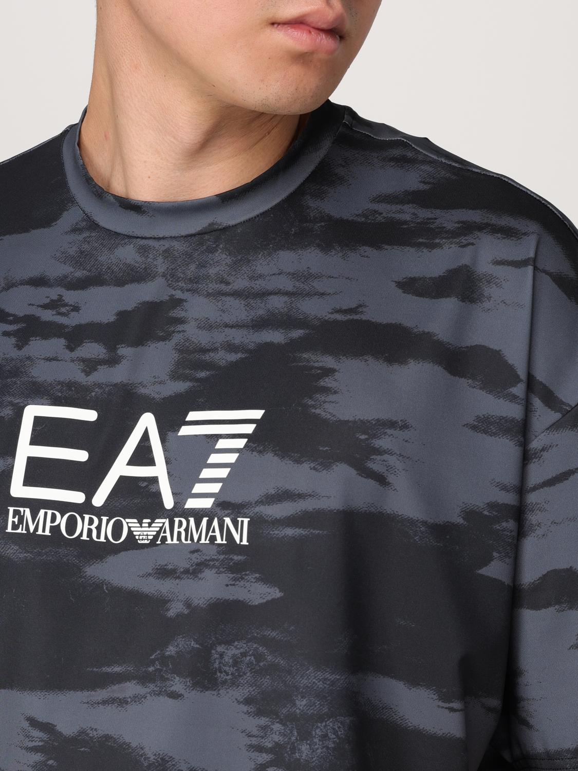 EA7 CAMISETA: Camiseta hombre Ea7, Negro - Img 3