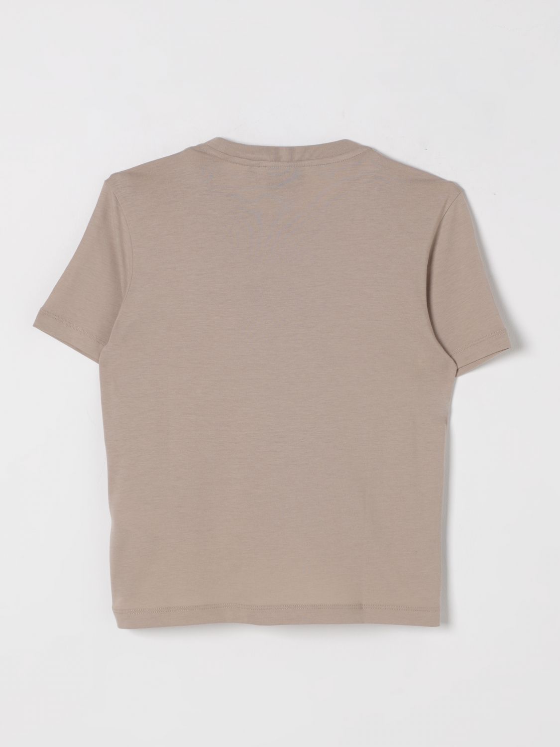 EA7 T-SHIRT: T-shirt in cotone con mini logo EA7, Beige - Img 2