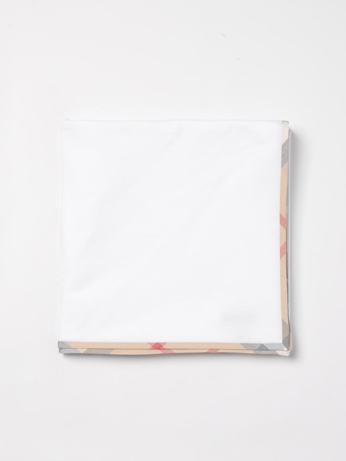 BURBERRY COUVERTURE: Couvre-lits et plaids lifestyle Burberry, Blanc - Img 1
