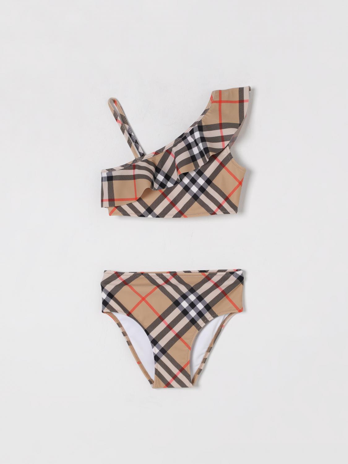 BURBERRY BADEMODE: Bademode kinder Burberry, Beige - Img 1