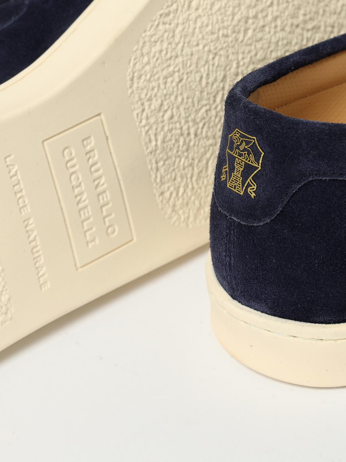 BRUNELLO CUCINELLI MOKASSINS: Sneakers herren Brunello Cucinelli, Blau 1 - Img 4