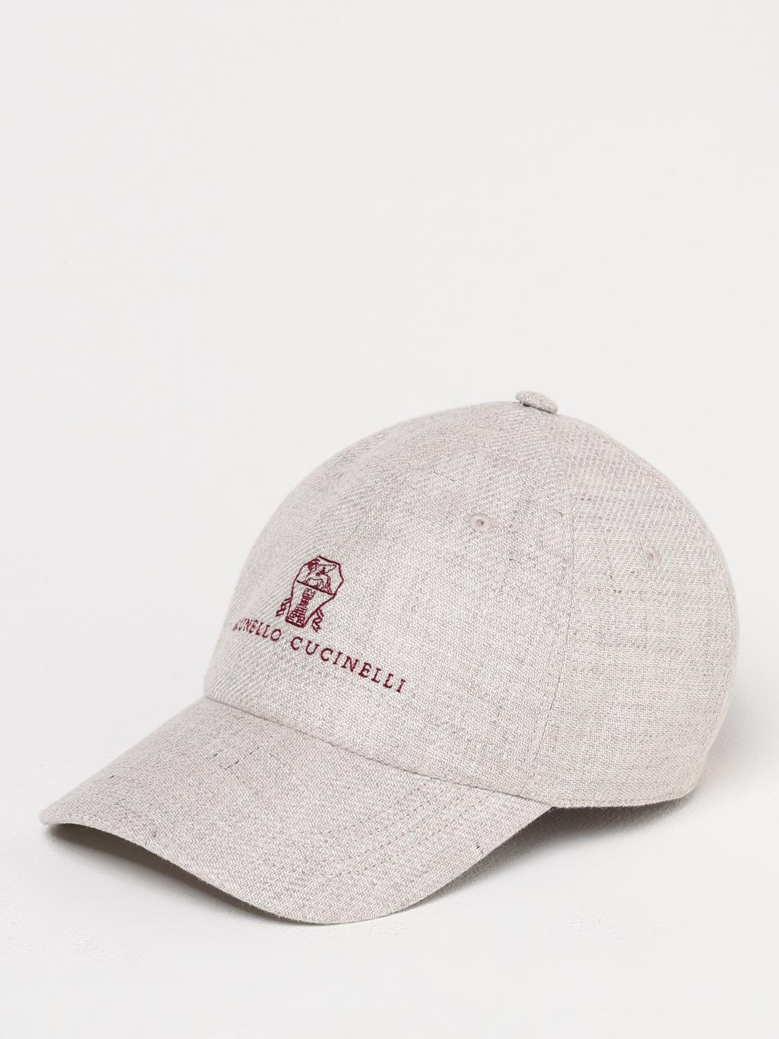 BRUNELLO CUCINELLI HAT: Hat men Brunello Cucinelli, Sand - Img 1