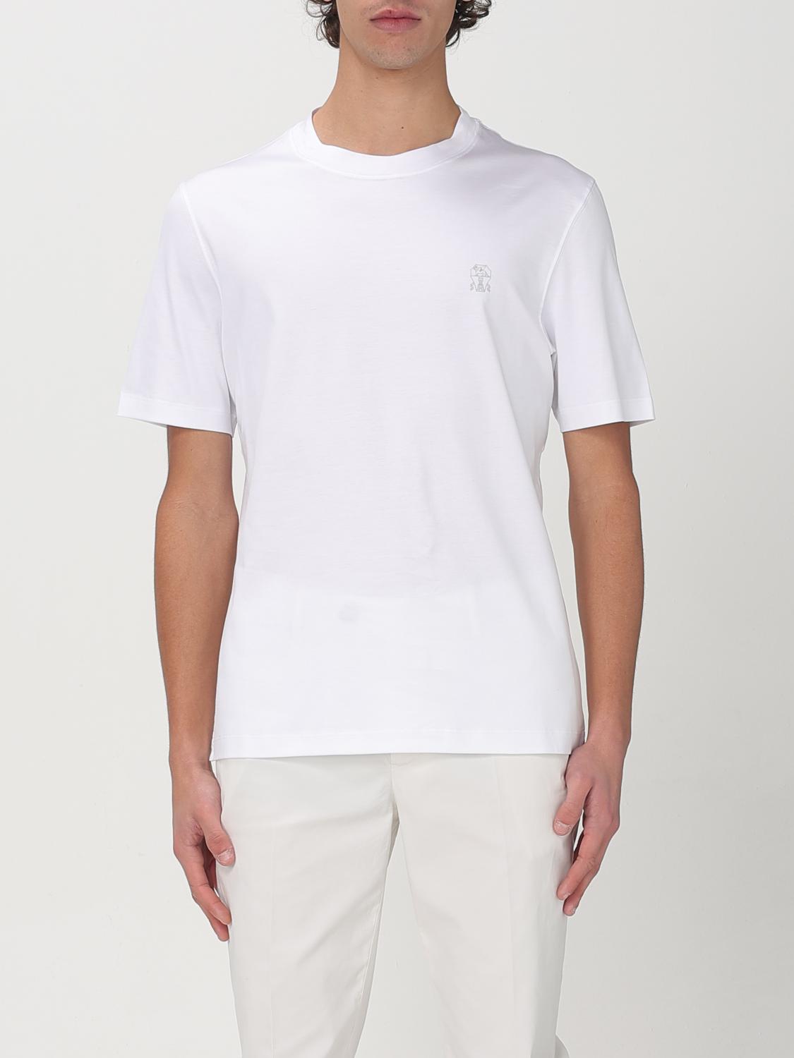 BRUNELLO CUCINELLI T-SHIRT: T-shirt men Brunello Cucinelli, White - Img 1