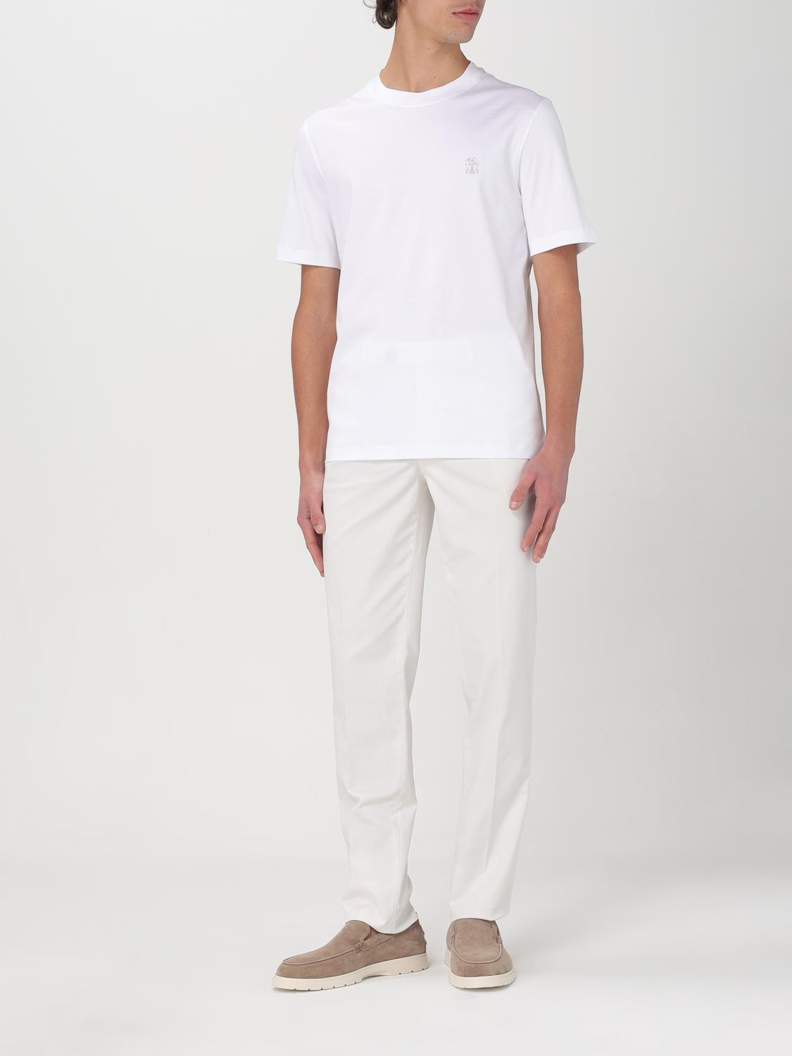 BRUNELLO CUCINELLI T-SHIRT: T-shirt men Brunello Cucinelli, White - Img 2