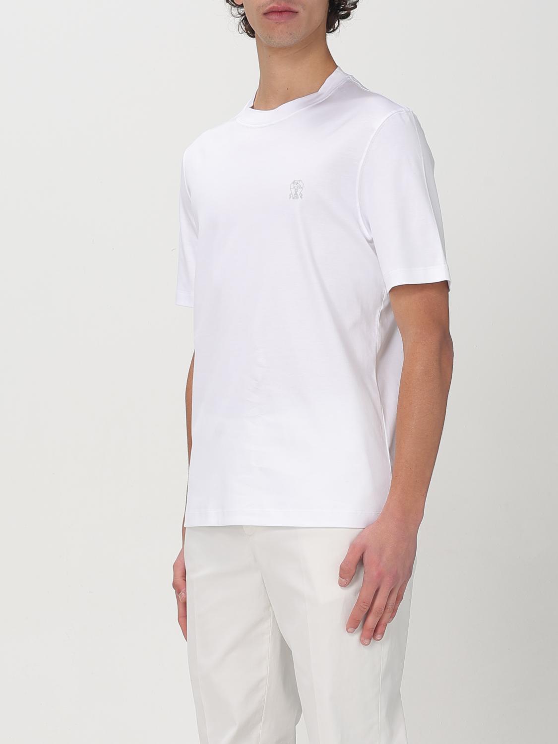 BRUNELLO CUCINELLI T-SHIRT: T-shirt men Brunello Cucinelli, White - Img 4