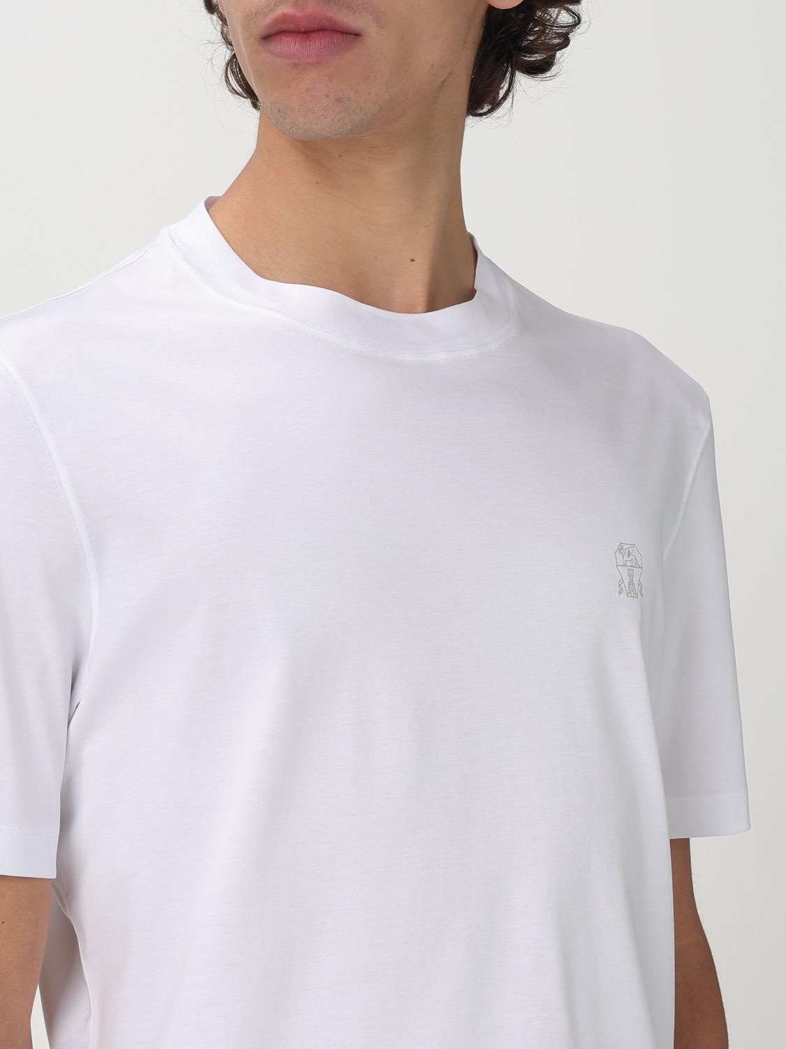 BRUNELLO CUCINELLI T-SHIRT: T-shirt men Brunello Cucinelli, White - Img 5