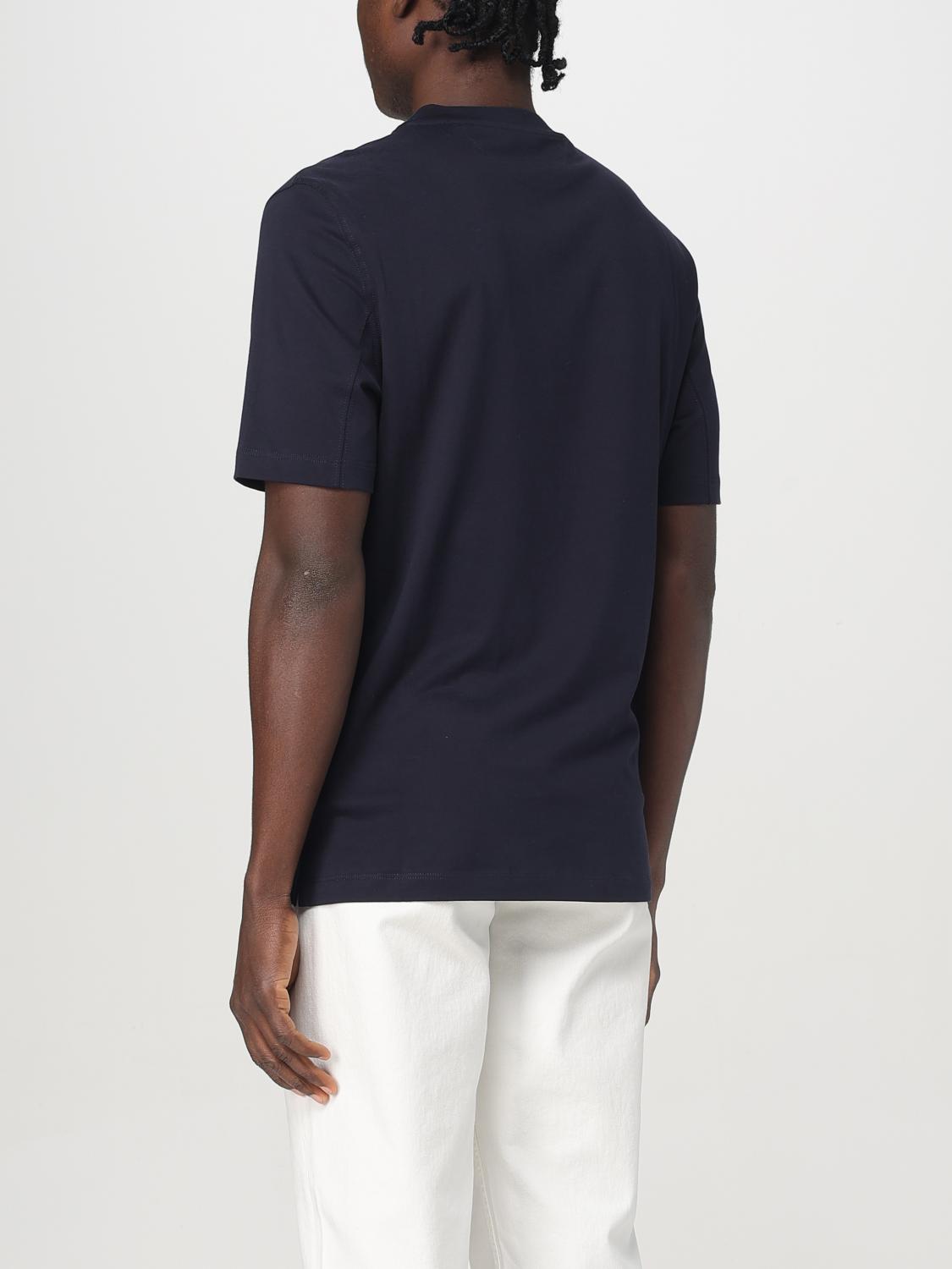 BRUNELLO CUCINELLI T-SHIRT: T-shirt men Brunello Cucinelli, Navy - Img 3