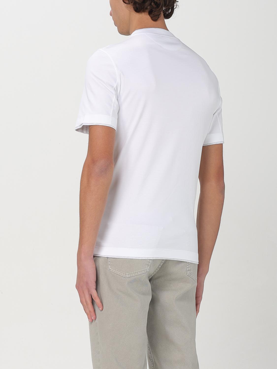 BRUNELLO CUCINELLI T-SHIRT: T-shirt men Brunello Cucinelli, White - Img 3