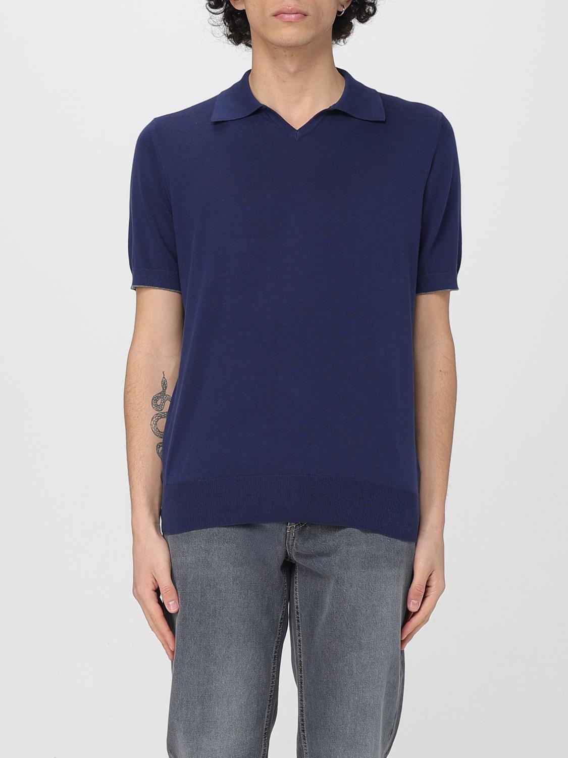 BRUNELLO CUCINELLI POLO: Pullover herren Brunello Cucinelli, Blau - Img 1