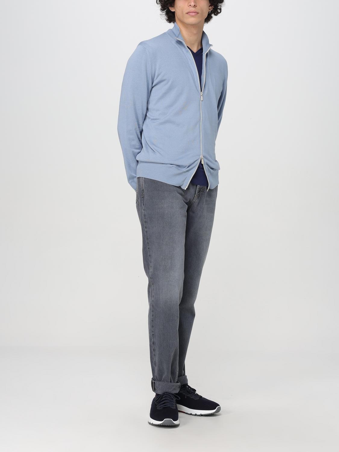 BRUNELLO CUCINELLI POLO: Pullover herren Brunello Cucinelli, Blau - Img 2