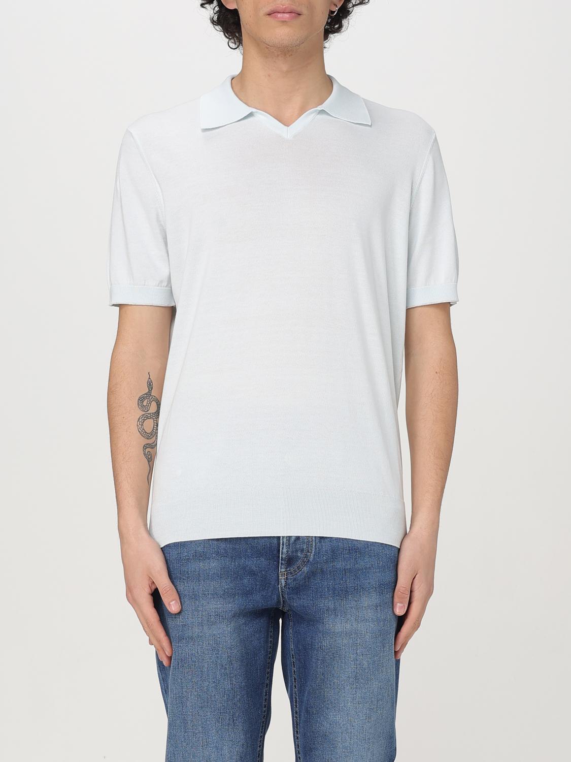 BRUNELLO CUCINELLI POLO: Pullover herren Brunello Cucinelli, Hellblau - Img 1