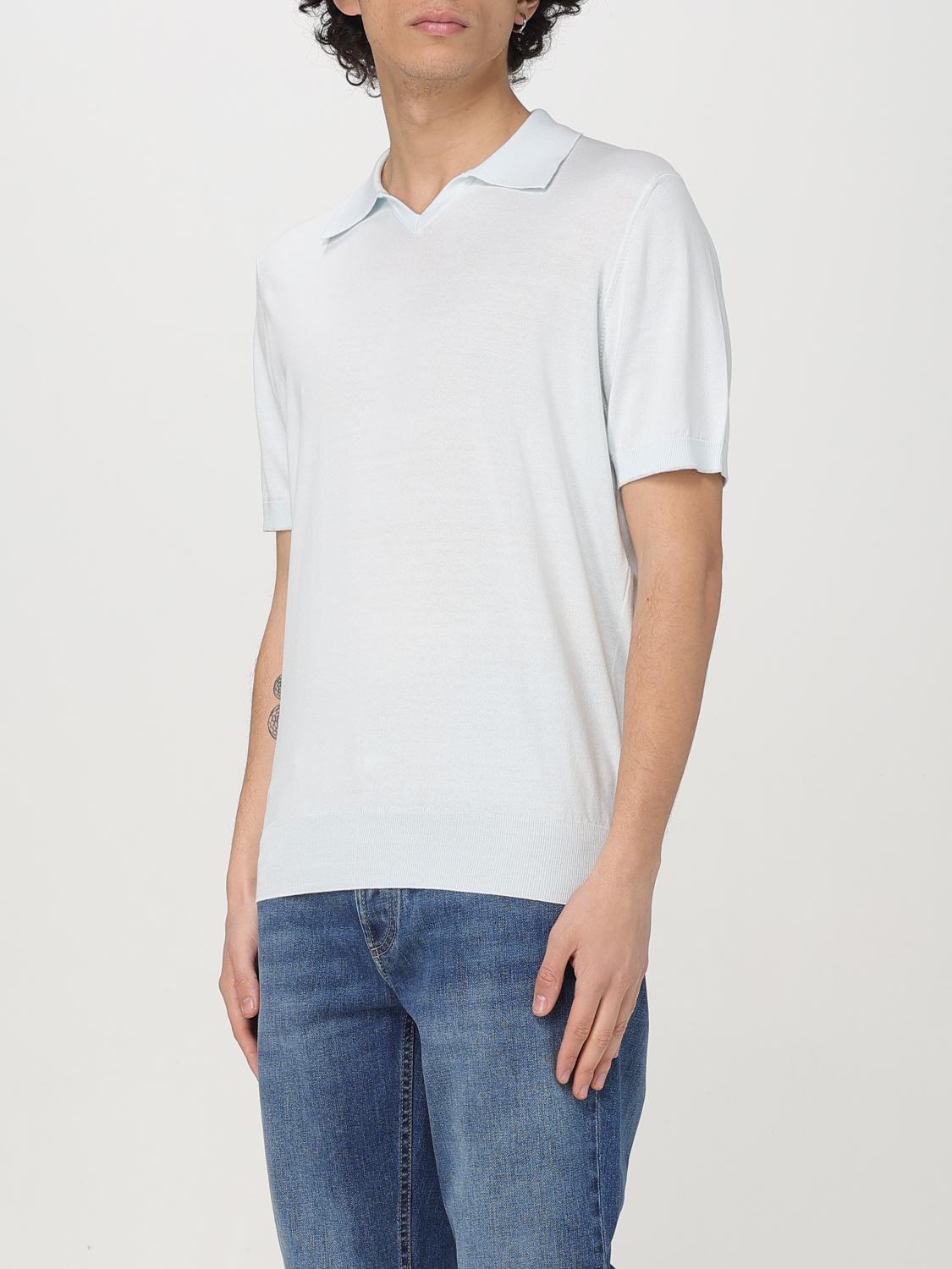 BRUNELLO CUCINELLI POLO: Pullover herren Brunello Cucinelli, Hellblau - Img 4