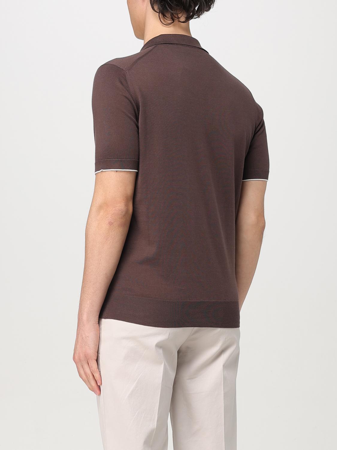 BRUNELLO CUCINELLI POLO: Pullover herren Brunello Cucinelli, Braun - Img 3