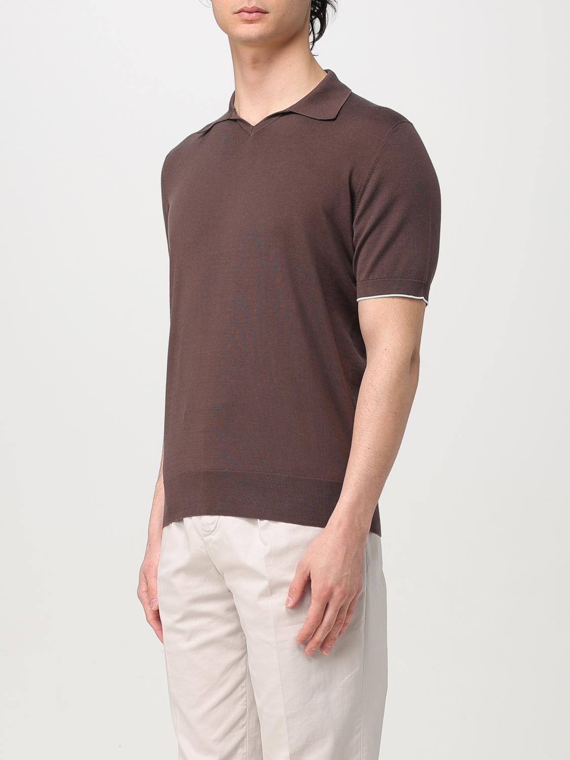BRUNELLO CUCINELLI POLO: Pullover herren Brunello Cucinelli, Braun - Img 4