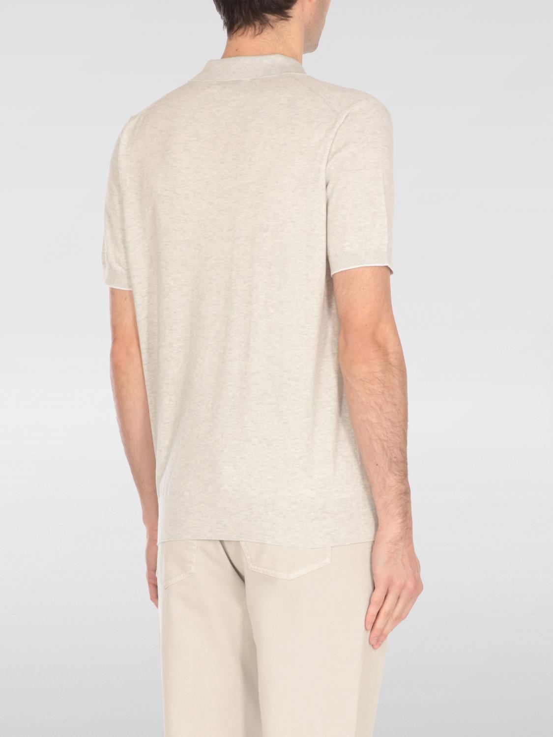 BRUNELLO CUCINELLI POLO: Pullover herren Brunello Cucinelli, Grau 1 - Img 2