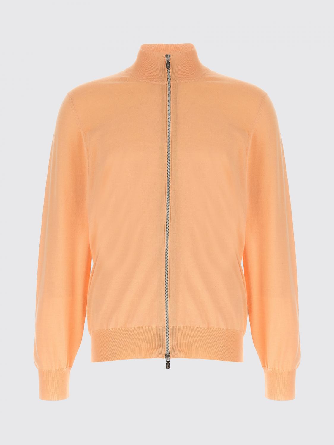 BRUNELLO CUCINELLI STRICKJACKE: Pullover herren Brunello Cucinelli, Orange - Img 2