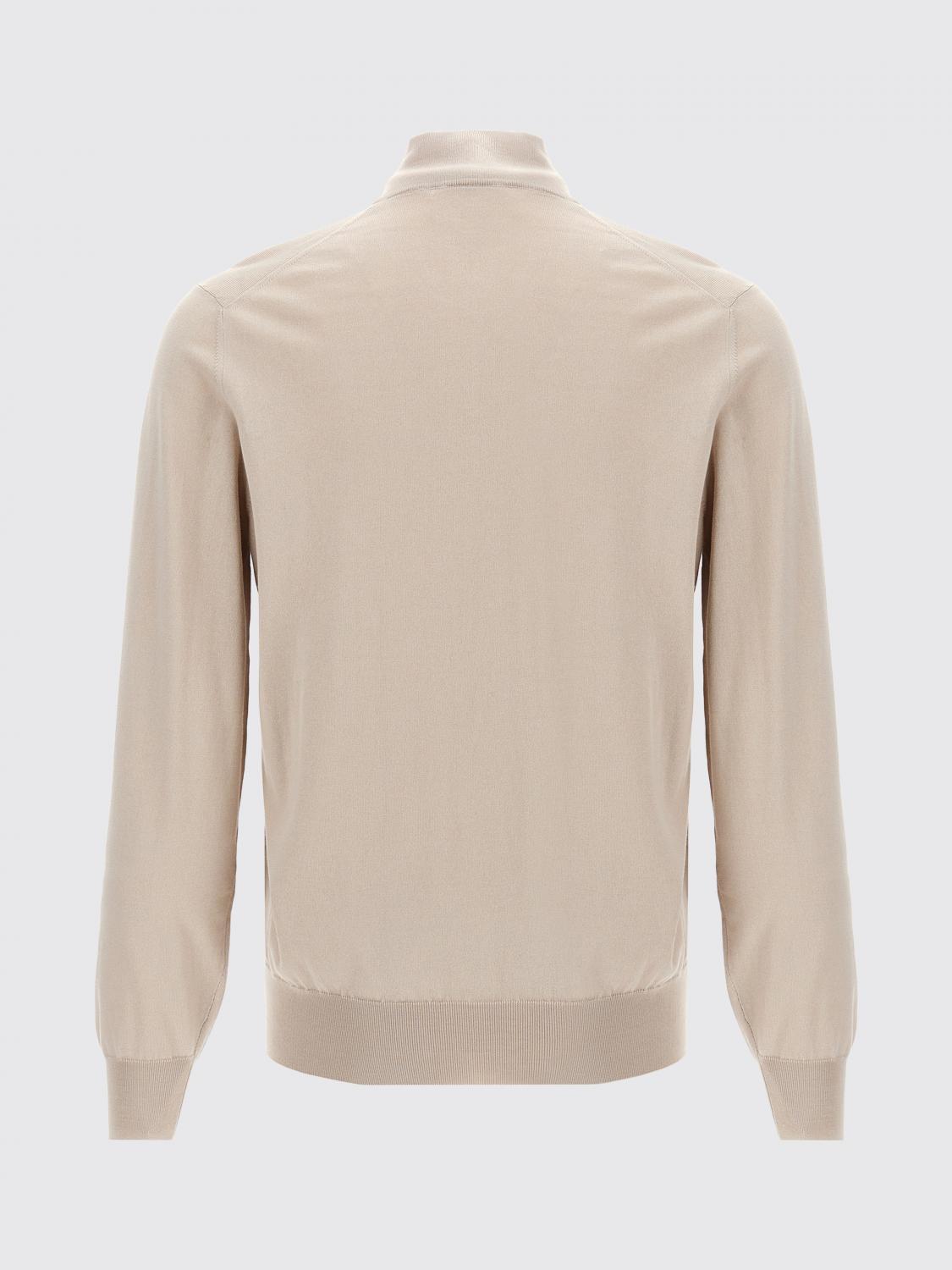 BRUNELLO CUCINELLI STRICKJACKE: Pullover herren Brunello Cucinelli, Beige - Img 3