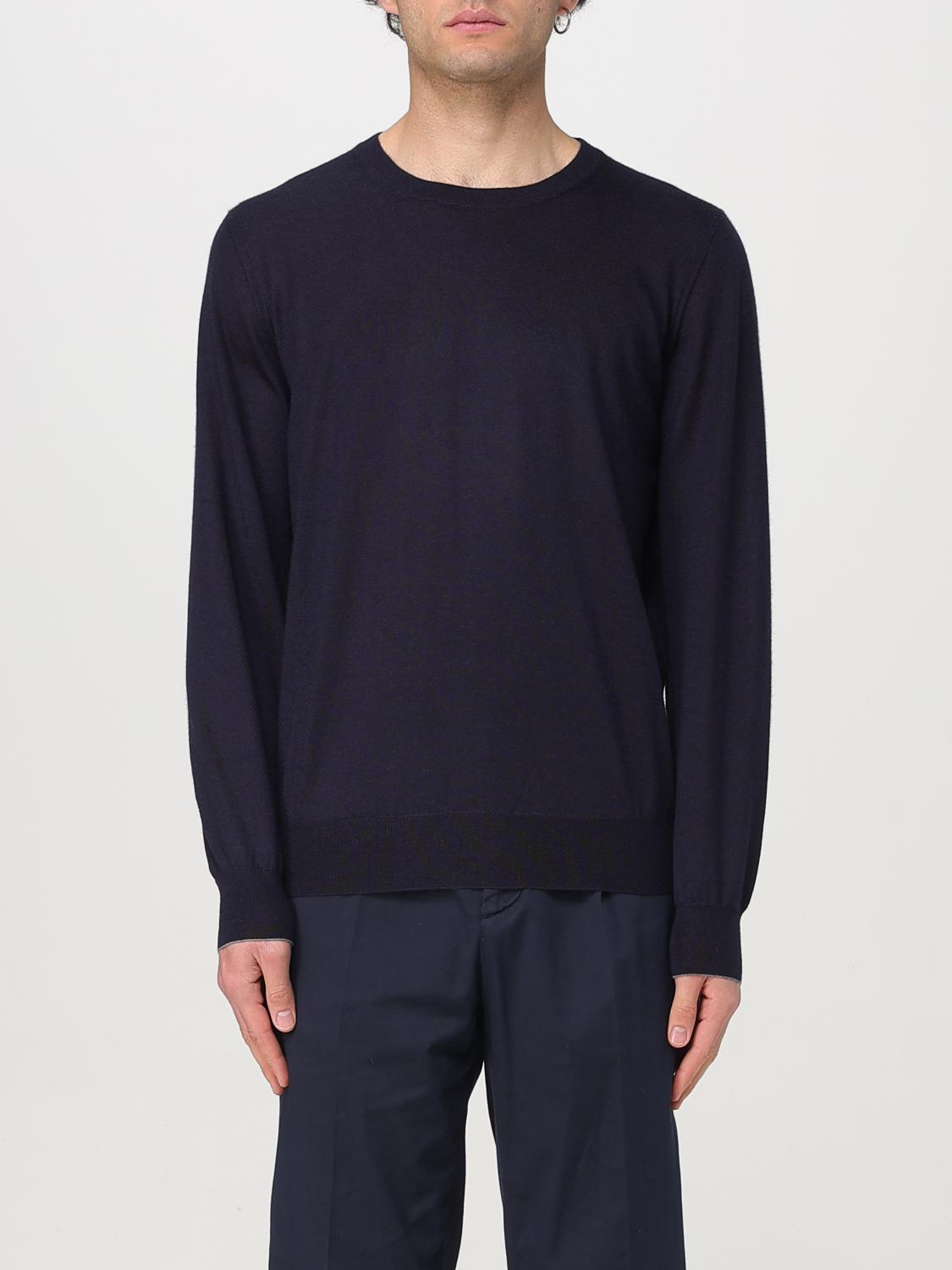 BRUNELLO CUCINELLI PULLOVER: Pullover herren Brunello Cucinelli, Blau - Img 1