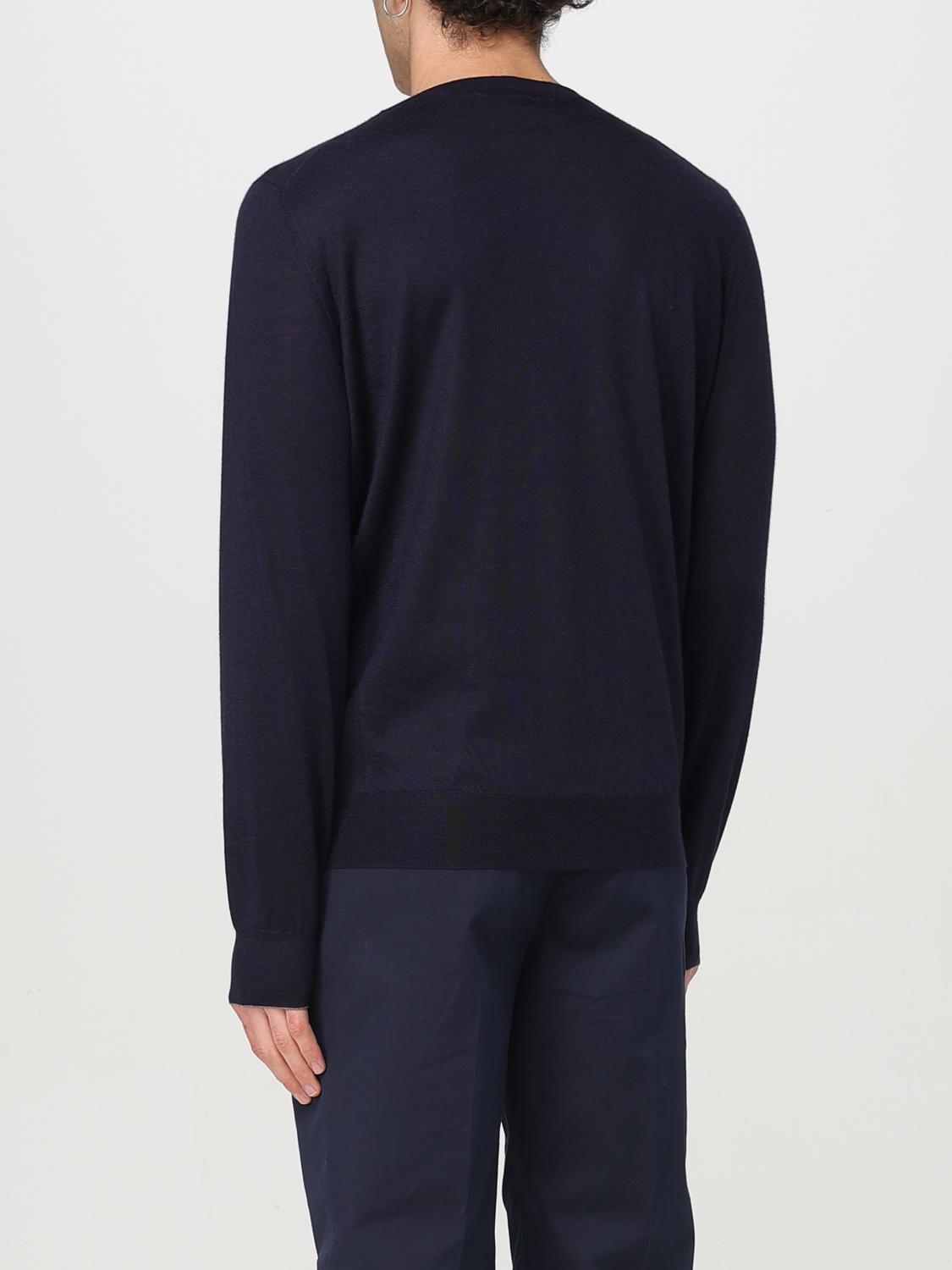 BRUNELLO CUCINELLI PULLOVER: Pullover herren Brunello Cucinelli, Blau - Img 3