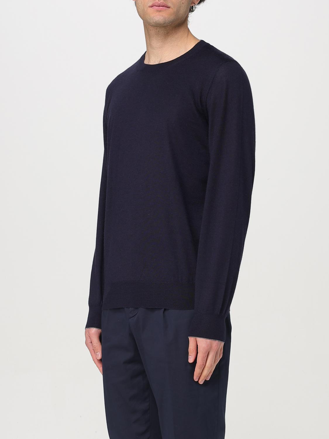BRUNELLO CUCINELLI PULLOVER: Pullover herren Brunello Cucinelli, Blau - Img 4