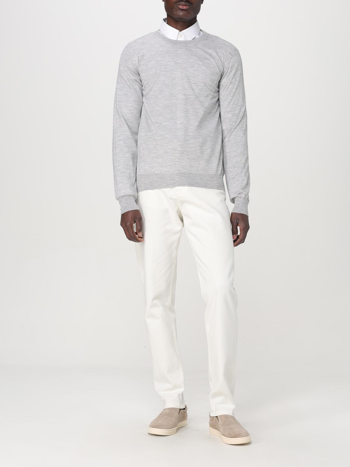 BRUNELLO CUCINELLI PULL: Pull homme Brunello Cucinelli, Gris - Img 2