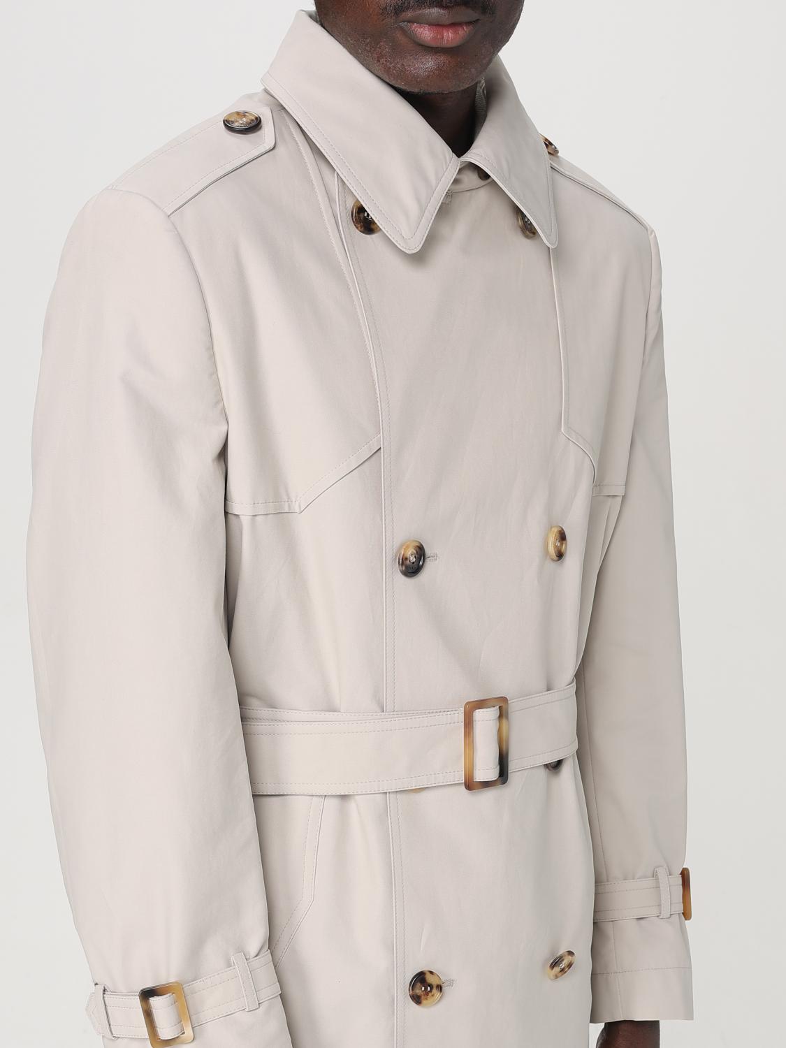 BRUNELLO CUCINELLI JACKET: Brunello Cucinelli double-breasted gabardine trench , Beige - Img 5