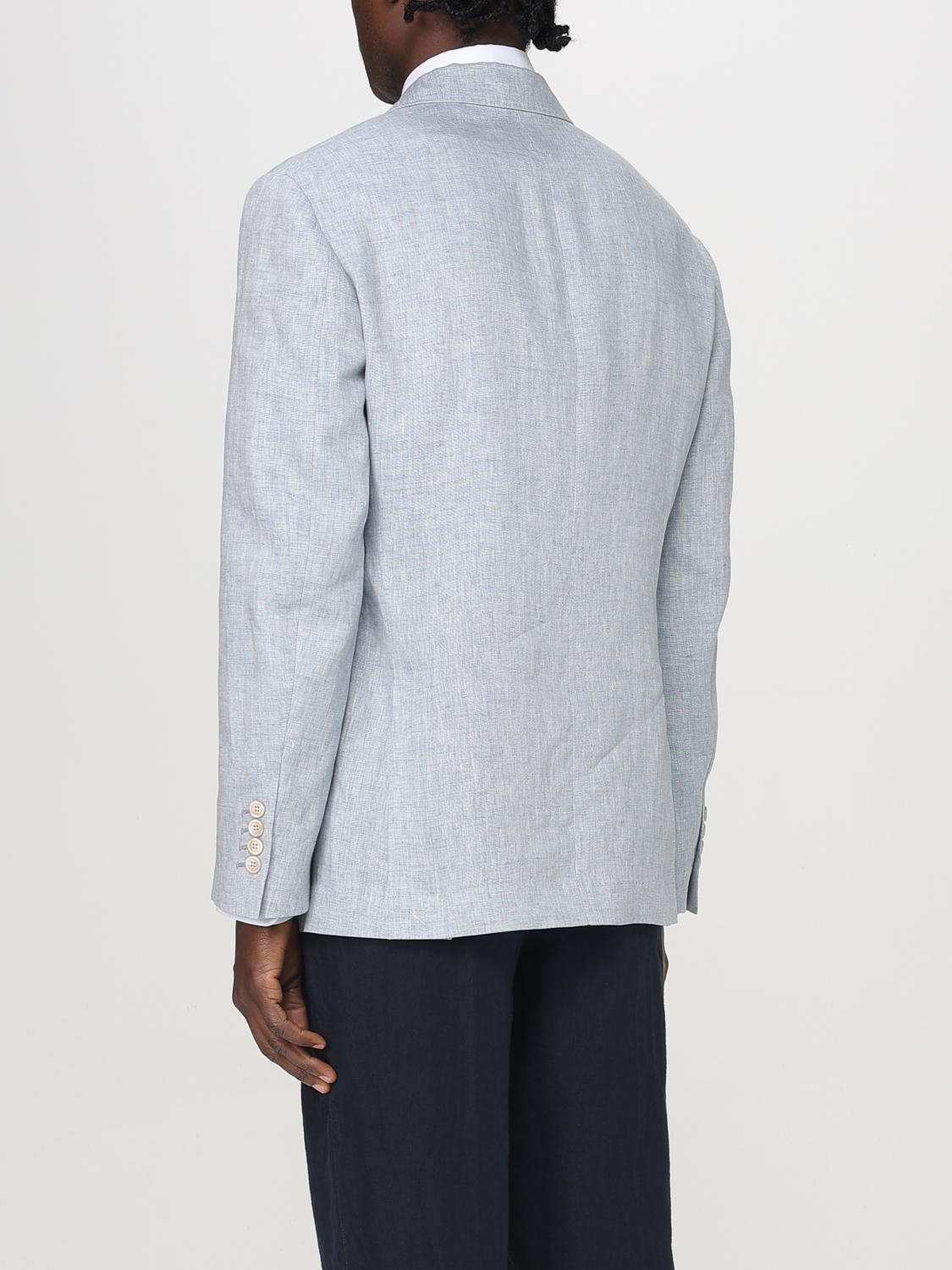 BRUNELLO CUCINELLI JACKET: Blazer men Brunello Cucinelli, Gnawed Blue - Img 3