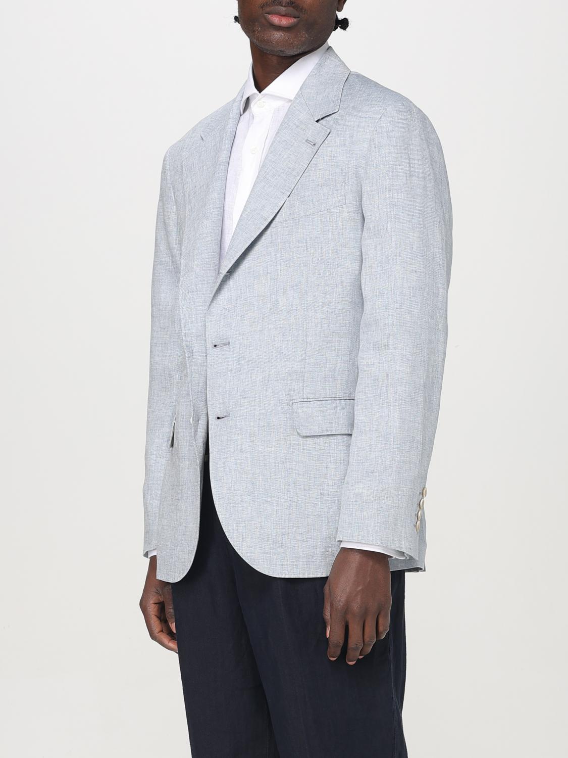 BRUNELLO CUCINELLI JACKET: Blazer men Brunello Cucinelli, Gnawed Blue - Img 4