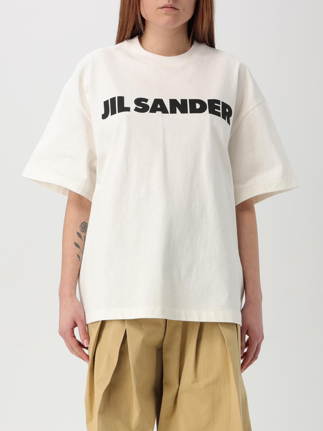 JIL SANDER T-SHIRT: T-shirt woman Jil Sander, Yellow Cream - Img 1