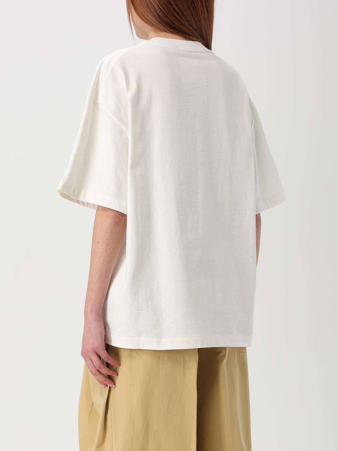 JIL SANDER T-SHIRT: T-shirt woman Jil Sander, Yellow Cream - Img 3