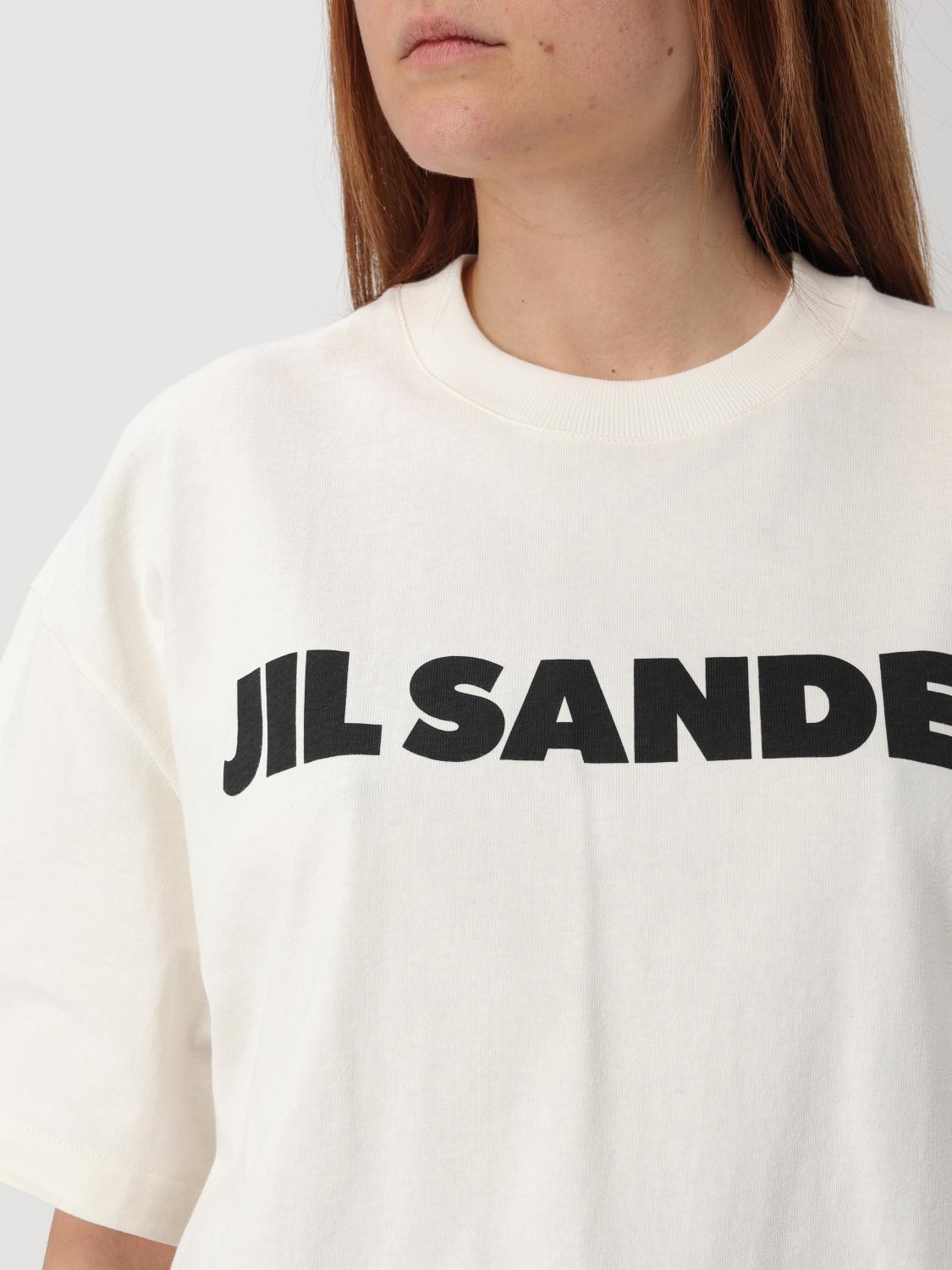 JIL SANDER T-SHIRT: T-shirt woman Jil Sander, Yellow Cream - Img 5