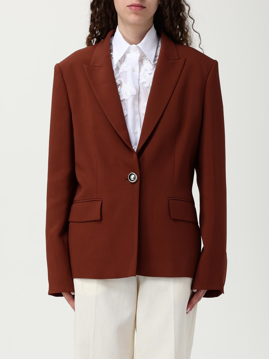 PINKO CHAQUETA: Americana mujer Pinko, Marrón - Img 1