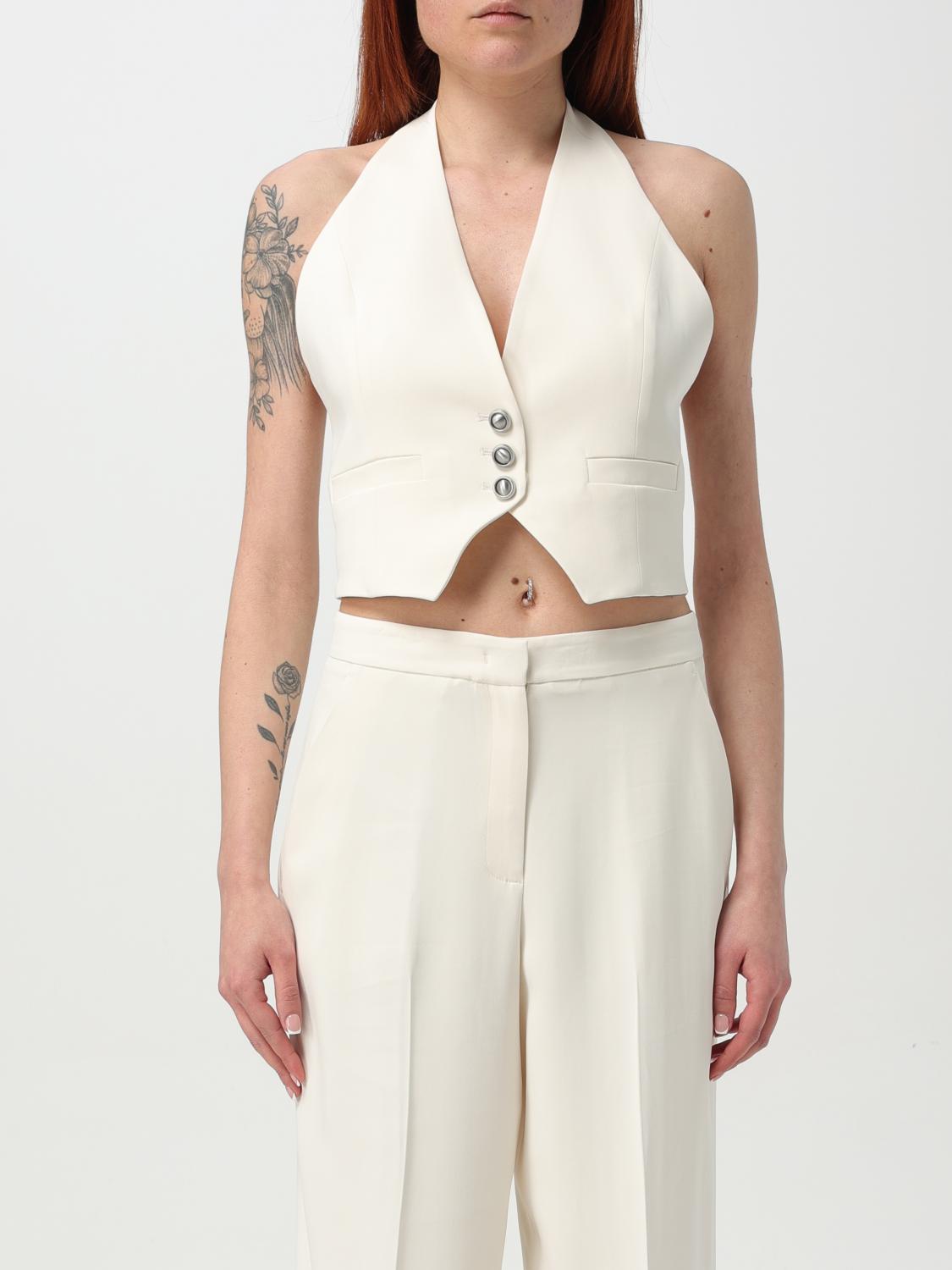 PINKO CHALECO: Chaleco mujer Pinko, Blanco - Img 1