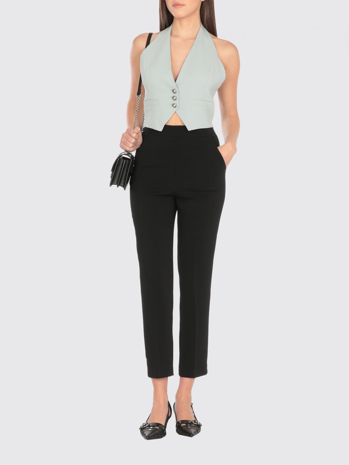 PINKO CHALECO: Chaleco mujer Pinko, Azul Claro - Img 2