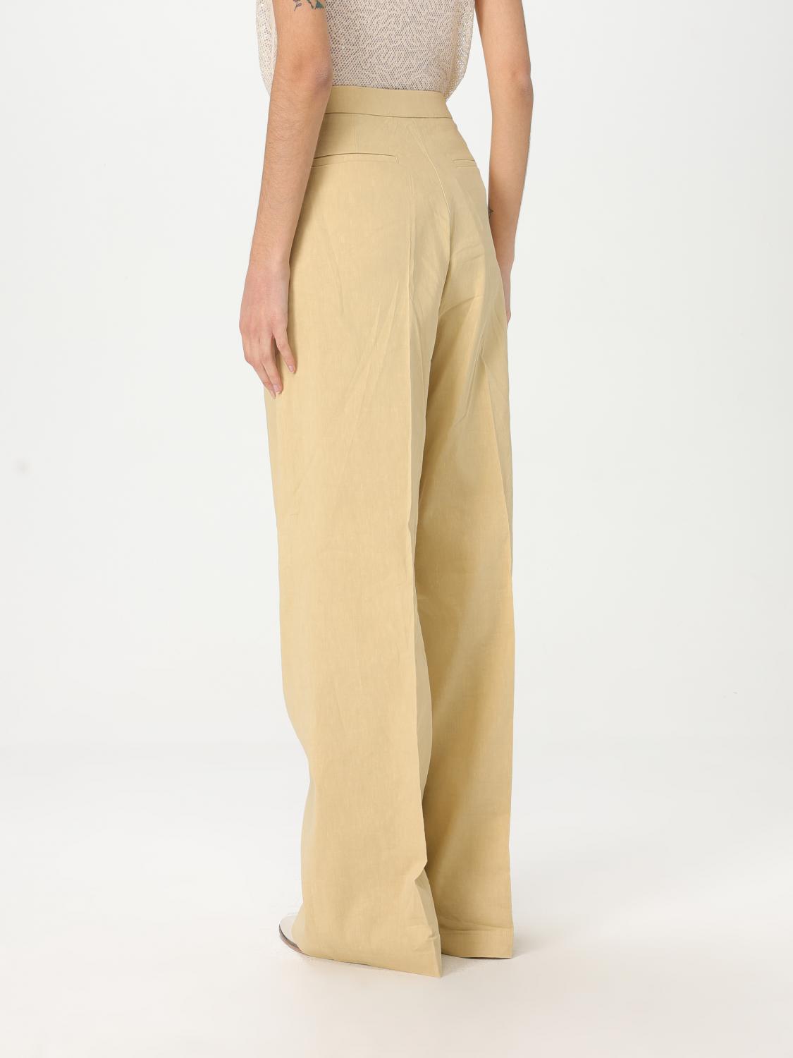 PINKO PANTS: Pants woman Pinko, Yellow - Img 2
