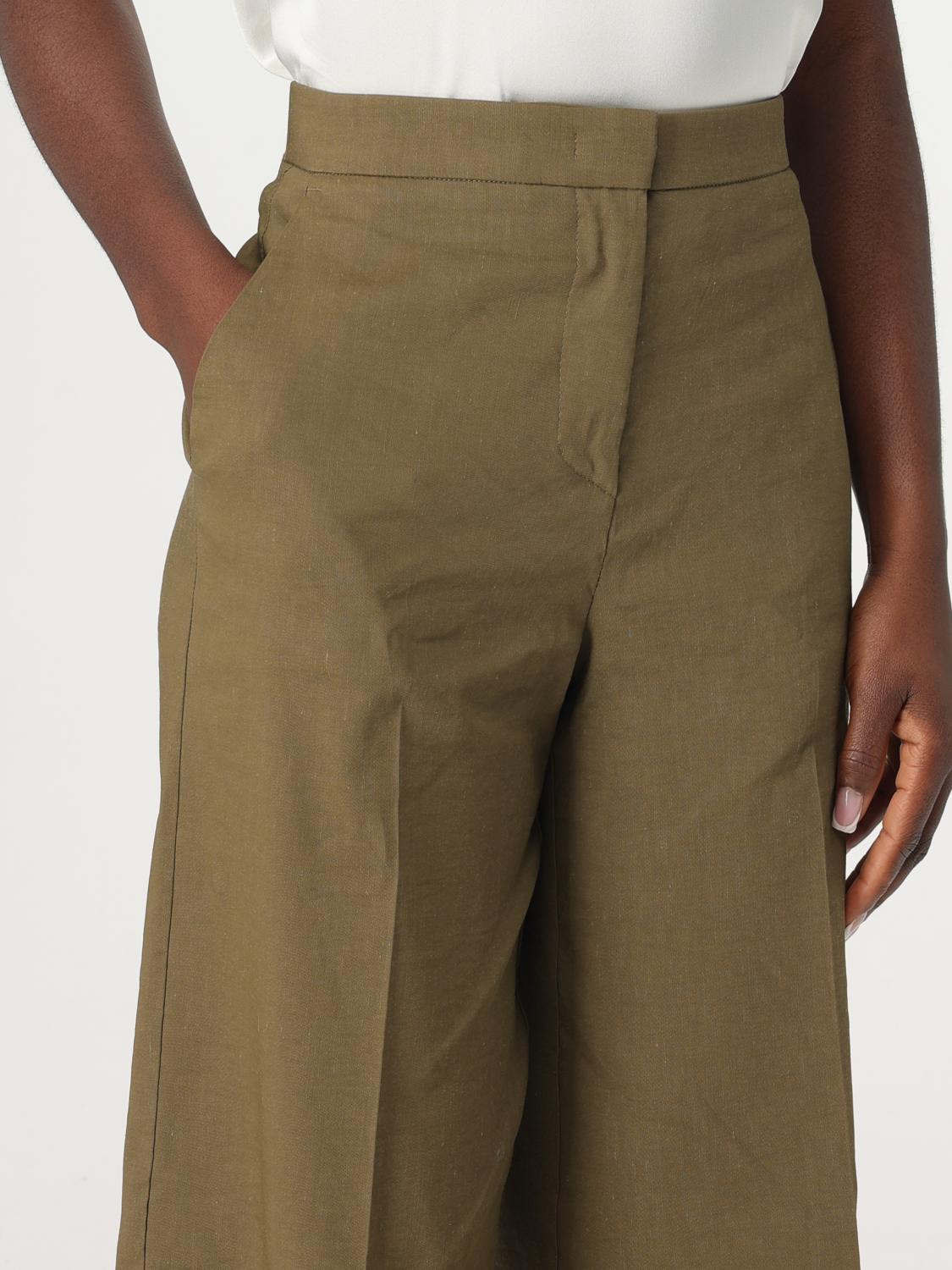 PINKO PANTALONI: Pantalone Pinko in misto lino , Militare - Img 4