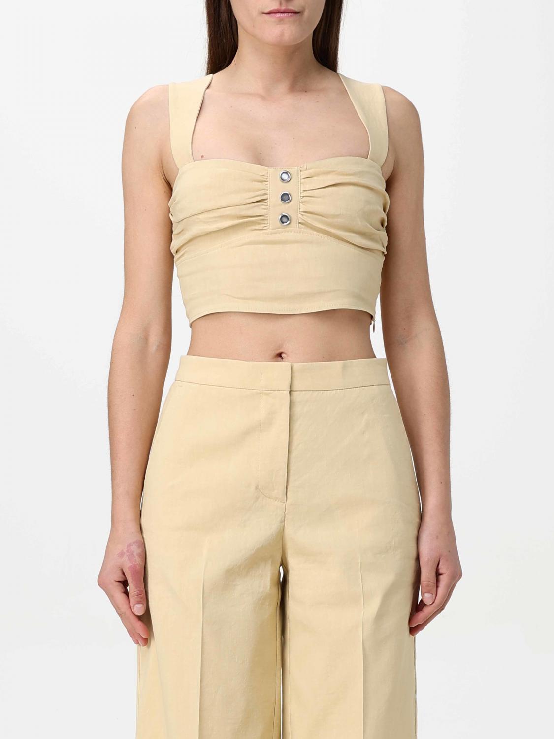 PINKO TOP: Top mujer Pinko, Amarillo - Img 1